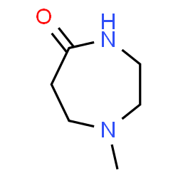 ChemSpider 2D Image | 1-Methyl-1,4-diazepan-5-one | C6H12N2O