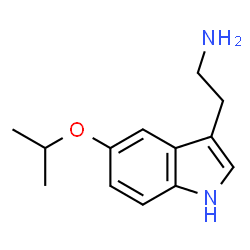 ChemSpider 2D Image | 2-(5-Isopropoxy-1H-indol-3-yl)ethanamine | C13H18N2O