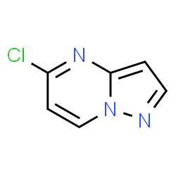 ChemSpider 2D Image | 5-Chloropyrazolo[1,5-a]pyrimidine | C6H4ClN3