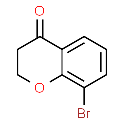 ChemSpider 2D Image | 8-Bromo-4-chromanone | C9H7BrO2