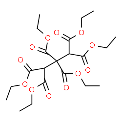 ChemSpider 2D Image | Hexaethyl 1,1,2,2,3,3-propanehexacarboxylate | C21H32O12
