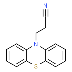 ChemSpider 2D Image | 10-(2-cyanoethyl)phenothiazine | C15H12N2S