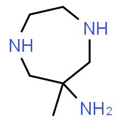 ChemSpider 2D Image | 6-Methyl-1,4-diazepan-6-amine | C6H15N3