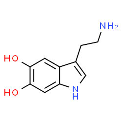 ChemSpider 2D Image | 5,6-Dihydroxytryptamine | C10H12N2O2