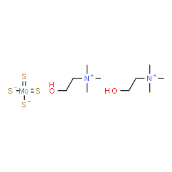 ChemSpider 2D Image | Bis-choline tetrathiomolybdate | C10H28MoN2O2S4