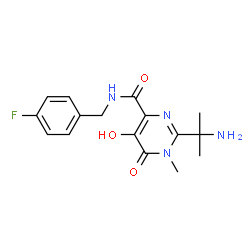 ChemSpider 2D Image | Raltegravir Amine | C16H19FN4O3