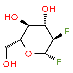 ChemSpider 2D Image | 2-DEOXY-2-FLUORO-ALPHA-D-MANNOSYL FLUORIDE | C6H10F2O4