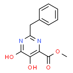 ChemSpider 2D Image | Methyl 2-benzyl-5,6-dihydroxypyrimidine-4-carboxylate | C13H12N2O4