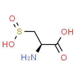 ChemSpider 2D Image | (2R)-2-amino-3-sulfino-propanoic acid | C3H7NO4S