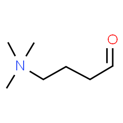 ChemSpider 2D Image | gamma-trimethylaminobutyraldehyde | C7H16NO