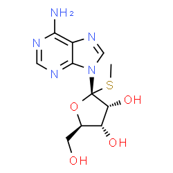 ChemSpider 2D Image | methylthioadenosine | C11H15N5O4S