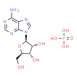 ChemSpider 2D Image | Adenosine phosphate (1:1) | C10H16N5O8P