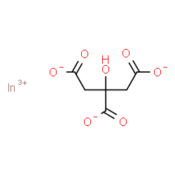 ChemSpider 2D Image | Indium citrate | C6H5InO7