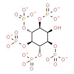 ChemSpider 2D Image | Inositol pentakisphosphate | C6H7O21P5