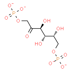 ChemSpider 2D Image | Tagatose 1,6-diphosphate | C6H10O12P2