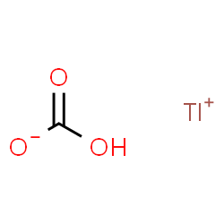ChemSpider 2D Image | Thallium(1+) hydrogen carbonate | CHO3Tl