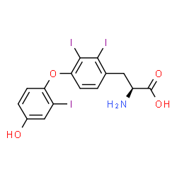 ChemSpider 2D Image | Triiodo-L-thyronine | C15H12I3NO4