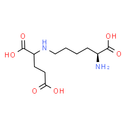 ChemSpider 2D Image | N6-(L-1,3-Dicarboxypropyl)-L-lysine | C11H20N2O6