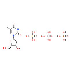 ChemSpider 2D Image | Thymidine triphosphate | C10H23N2O17P3