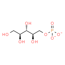ChemSpider 2D Image | Ribitol 5-phosphate | C5H11O8P