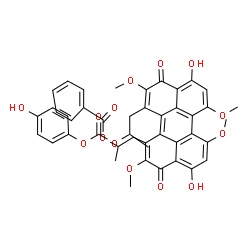 ChemSpider 2D Image | Calphostin C | C44H38O14