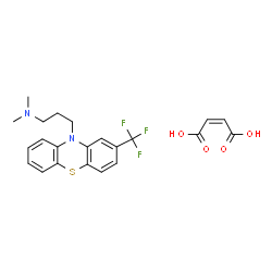 ChemSpider 2D Image | TRIFLUPROMAZINE MALEATE | C22H23F3N2O4S