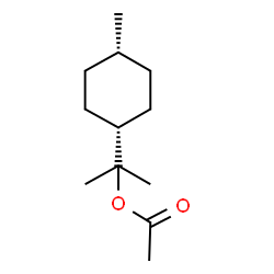 ChemSpider 2D Image | cis-p-menthan-8-yl acetate | C12H22O2