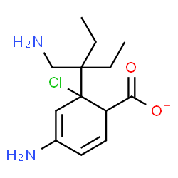 ChemSpider 2D Image | 2-(diethylaminoethyl)-4-amino-2-chlorobenzoate | C13H20ClN2O2