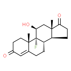ChemSpider 2D Image | fluorohydroxyandrostenedione | C19H25FO3