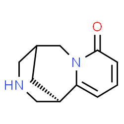 ChemSpider 2D Image | (1R)-7,11-Diazatricyclo[7.3.1.0~2,7~]trideca-2,4-dien-6-one | C11H14N2O