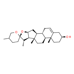 ChemSpider 2D Image | yamogenin | C27H42O3