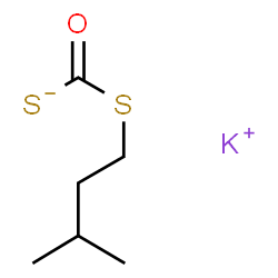 ChemSpider 2D Image | Potassium S-(3-methylbutyl) carbonodithioate | C6H11KOS2
