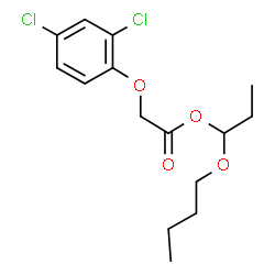ChemSpider 2D Image | Butoxypropyl 2,4-dichlorphenoxyacetate | C15H20Cl2O4