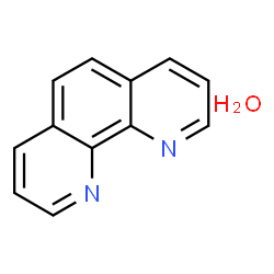 ChemSpider 2D Image | 1,10-Phenanthroline monohydrate | C12H10N2O