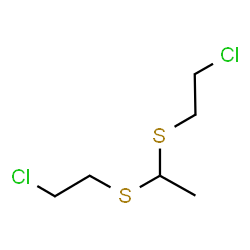ChemSpider 2D Image | Bis(2-chloroethylthio)ethane | C6H12Cl2S2