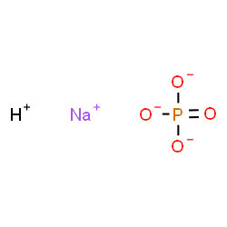 ChemSpider 2D Image | sodium hydron phosphate | HNaO4P
