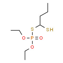 ChemSpider 2D Image | O,O-DIETHYL 2-ETHYLMERCAPTOETHYL THIOPHOSPHATE | C8H19O3PS2
