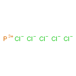 ChemSpider 2D Image | phosphorus(3+), chloride (1:5) | H6Cl5P