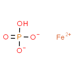 ChemSpider 2D Image | Iron(2+) hydrogen phosphate | HFeO4P