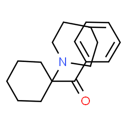 ChemSpider 2D Image | Phenyl[1-(1-piperidinyl)cyclohexyl]methanone | C18H25NO