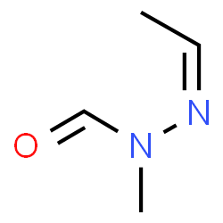 ChemSpider 2D Image | ACETALDEHYDE FORMYLMETHYLHYDRAZONE | C4H8N2O
