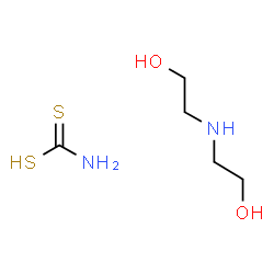 ChemSpider 2D Image | aminomethanedithioic acid; 2-(2-hydroxyethylamino)ethanol | C5H14N2O2S2