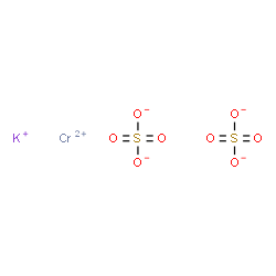 ChemSpider 2D Image | chromous potassium disulfate | CrKO8S2