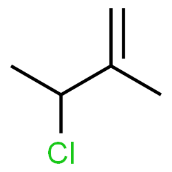 ChemSpider 2D Image | 3-Chloro-2-methyl-1-butene | C5H9Cl