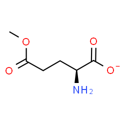 ChemSpider 2D Image | (2S)-2-Amino-5-methoxy-5-oxopentanoate | C6H10NO4