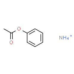 ChemSpider 2D Image | Acetic acid, phenyl ester, ammonium salt (1:1) | C8H12NO2