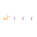 InChI=1/3HI.Ru/h3*1H;/q;;;+2/p-3