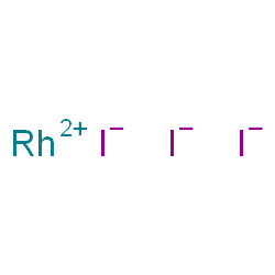 ChemSpider 2D Image | rhodium(+2) cation triiodide | I3Rh