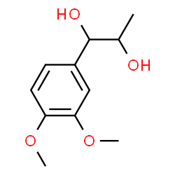 ChemSpider 2D Image | 1-(3,4-Dimethoxyphenyl)-1,2-propanediol | C11H16O4