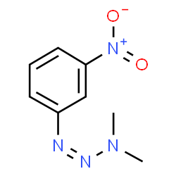ChemSpider 2D Image | 1-(3-Nitrophenyl)-3,3-dimethyltriazene | C8H10N4O2